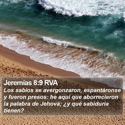 Jeremías 8:9 RVA Bible Verse Image
