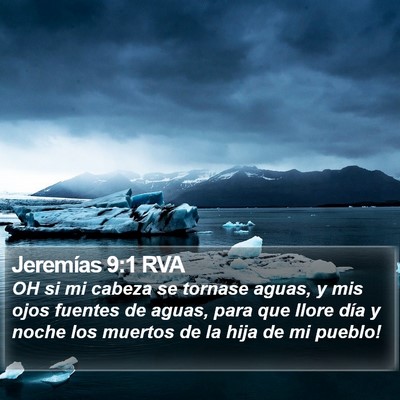Jeremías 9:1 RVA Bible Verse Image