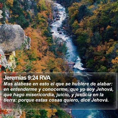 Jeremías 9:24 RVA Bible Verse Image
