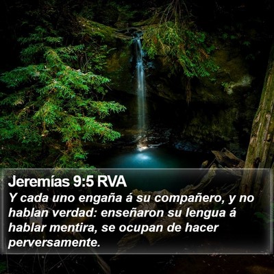 Jeremías 9:5 RVA Bible Verse Image