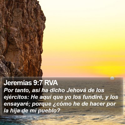 Jeremías 9:7 RVA Bible Verse Image