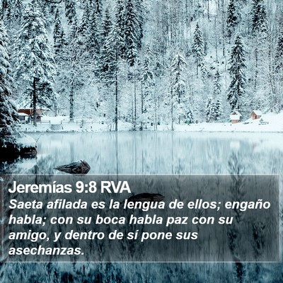 Jeremías 9:8 RVA Bible Verse Image