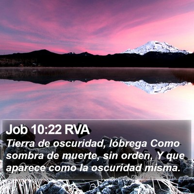 Job 10:22 RVA Bible Verse Image