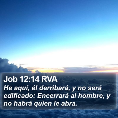 Job 12:14 RVA Bible Verse Image