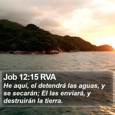 Job 12:15 RVA Bible Verse Image
