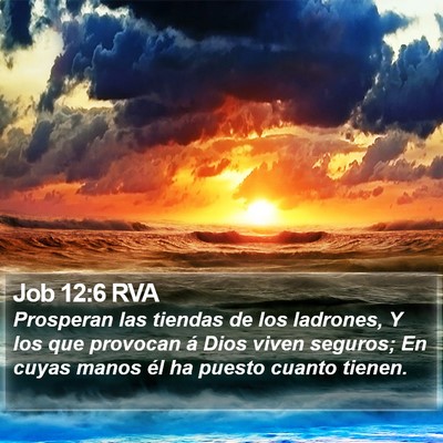 Job 12:6 RVA Bible Verse Image
