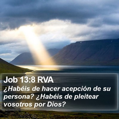 Job 13:8 RVA Bible Verse Image