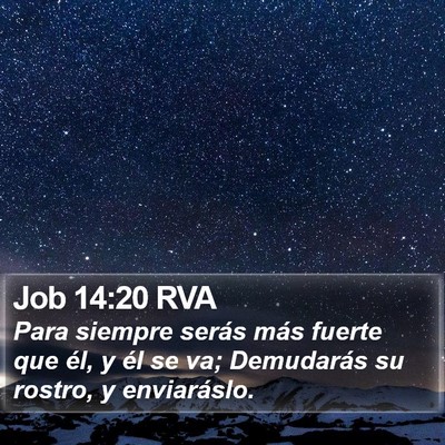 Job 14:20 RVA Bible Verse Image