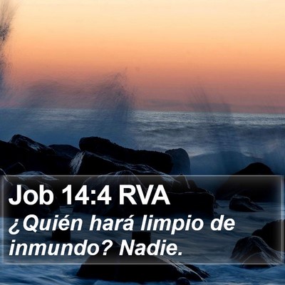 Job 14:4 RVA Bible Verse Image