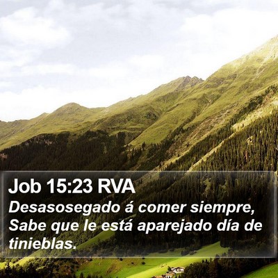 Job 15:23 RVA Bible Verse Image