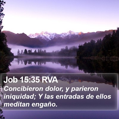 Job 15:35 RVA Bible Verse Image
