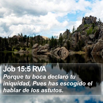 Job 15:5 RVA Bible Verse Image