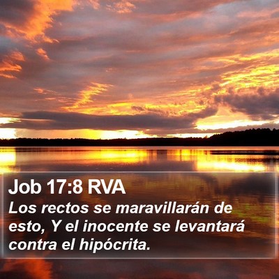 Job 17:8 RVA Bible Verse Image