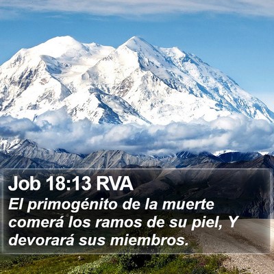 Job 18:13 RVA Bible Verse Image