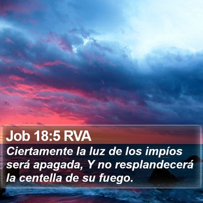 Job 18:5 RVA Bible Verse Image