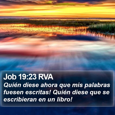 Job 19:23 RVA Bible Verse Image