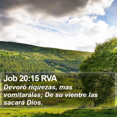 Job 20:15 RVA Bible Verse Image