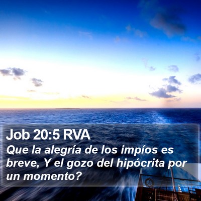 Job 20:5 RVA Bible Verse Image