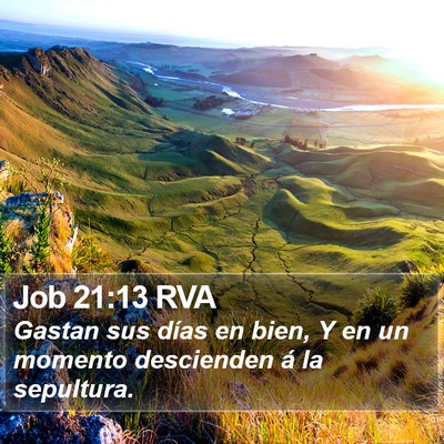 Job 21:13 RVA Bible Verse Image