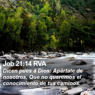 Job 21:14 RVA Bible Verse Image