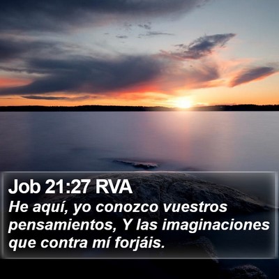 Job 21:27 RVA Bible Verse Image