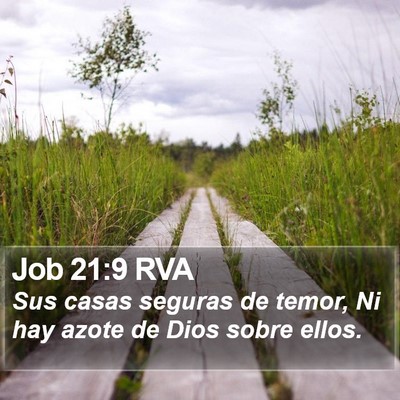 Job 21:9 RVA Bible Verse Image