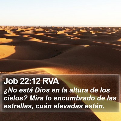 Job 22:12 RVA Bible Verse Image