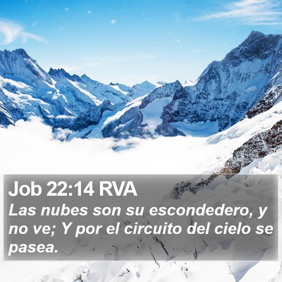 Job 22:14 RVA Bible Verse Image