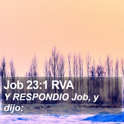 Job 23:1 RVA Bible Verse Image