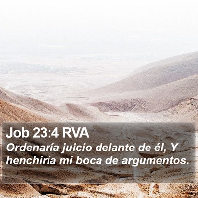 Job 23:4 RVA Bible Verse Image