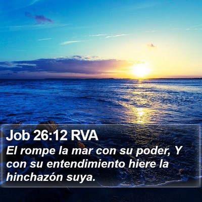 Job 26:12 RVA Bible Verse Image