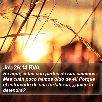 Job 26:14 RVA Bible Verse Image
