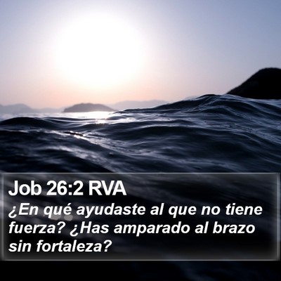 Job 26:2 RVA Bible Verse Image