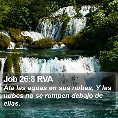 Job 26:8 RVA Bible Verse Image