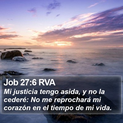 Job 27:6 RVA Bible Verse Image