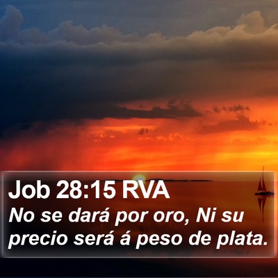 Job 28:15 RVA Bible Verse Image