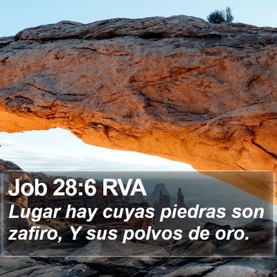 Job 28:6 RVA Bible Verse Image