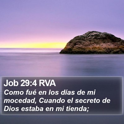 Job 29:4 RVA Bible Verse Image