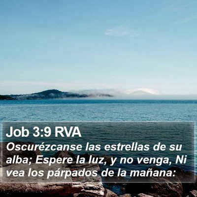 Job 3:9 RVA Bible Verse Image