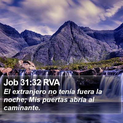 Job 31:32 RVA Bible Verse Image