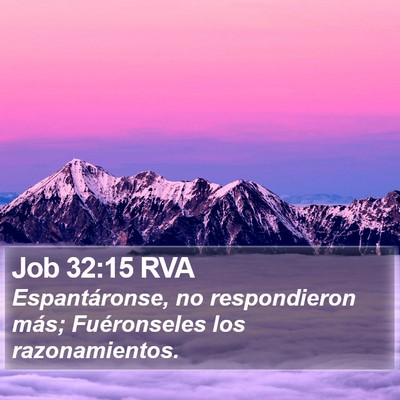 Job 32:15 RVA Bible Verse Image