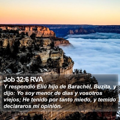 Job 32:6 RVA Bible Verse Image