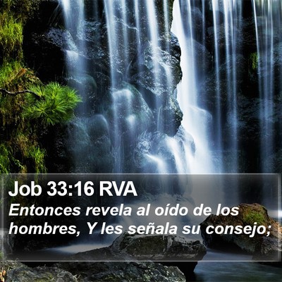 Job 33:16 RVA Bible Verse Image