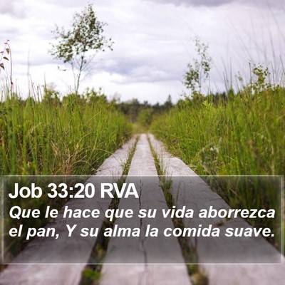 Job 33:20 RVA Bible Verse Image