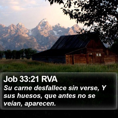 Job 33:21 RVA Bible Verse Image