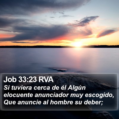 Job 33:23 RVA Bible Verse Image