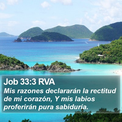 Job 33:3 RVA Bible Verse Image