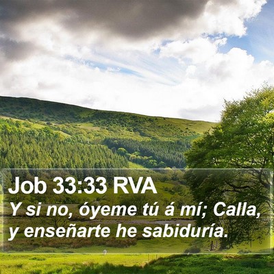 Job 33:33 RVA Bible Verse Image