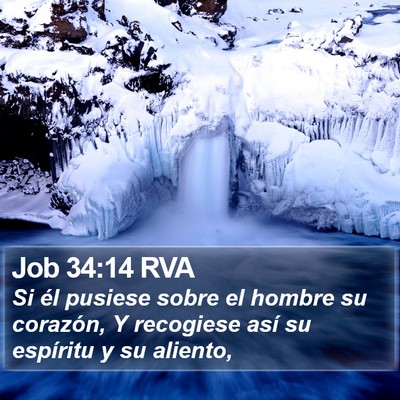 Job 34:14 RVA Bible Verse Image