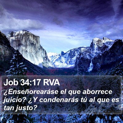 Job 34:17 RVA Bible Verse Image